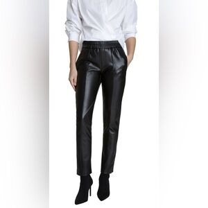 Elliott Lauren Vegan Leather Pant With Seaming